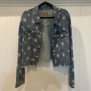 Soft Starry Women’s Cropped Jean Jacket